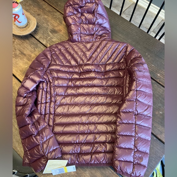 NWT Michael Michael Kors Packable Down Maroon Puffer Coat/Jacket - Picture 6 of 7